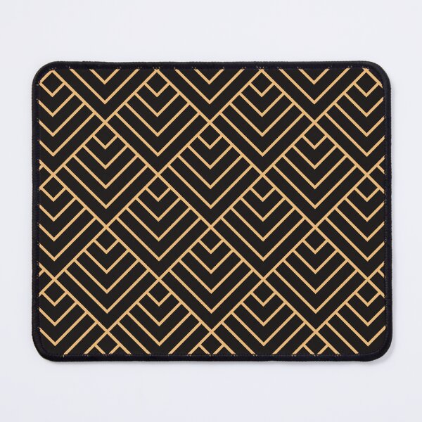 Item preview, Black art deco geometric pattern designed and sold by AnnaHolyph.
