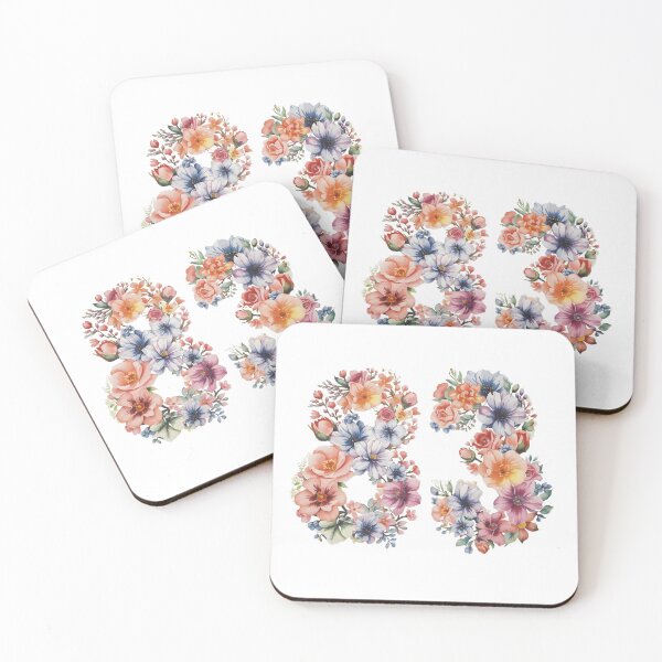 Item preview, 83rd birthday flowers  watercolor. designed and sold by uunaa.
