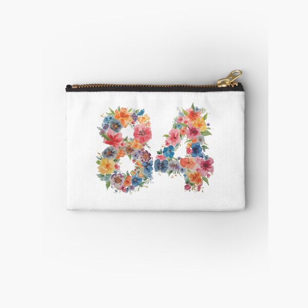 Artikelvorschau, Aquarellblumen zum 84. Geburtstag. entworfen und verkauft von uunaa.