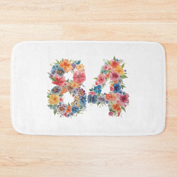 Item preview, 84th birthday flowers  watercolor. designed and sold by uunaa.