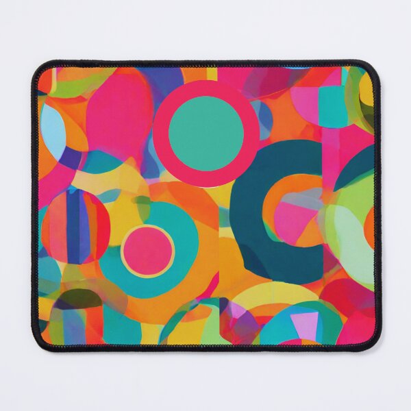 Item preview, Bright Colors Abstract Shapes-Radiant Overlapping Circles Modern Design designed and sold by CreativeCanvas8.