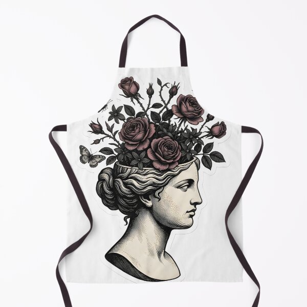 Item preview, Dark Academia Surreal Floral Bust Vintage Aesthetic Goth Poet Core designed and sold by StickyGuys.