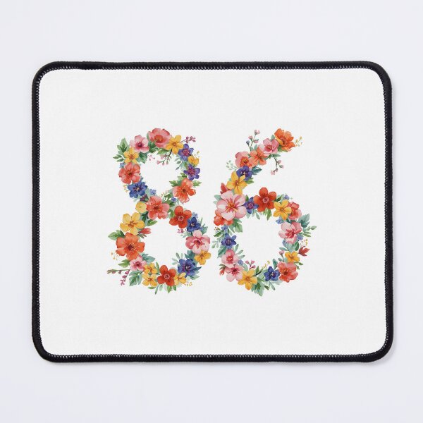 Item preview, 86th birthday flowers  watercolor. designed and sold by uunaa.