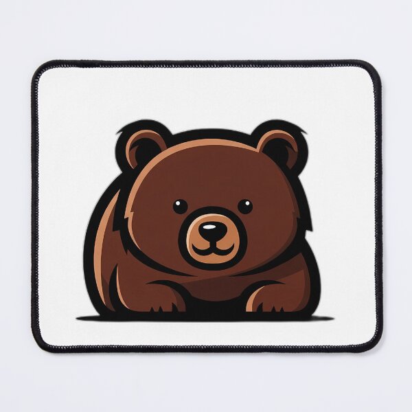 Item preview, Dark Brown Bear Cub Mascot designed and sold by pumsquare.