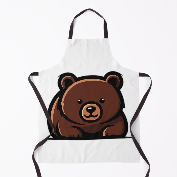Item preview, Dark Brown Bear Cub Mascot designed and sold by pumsquare.