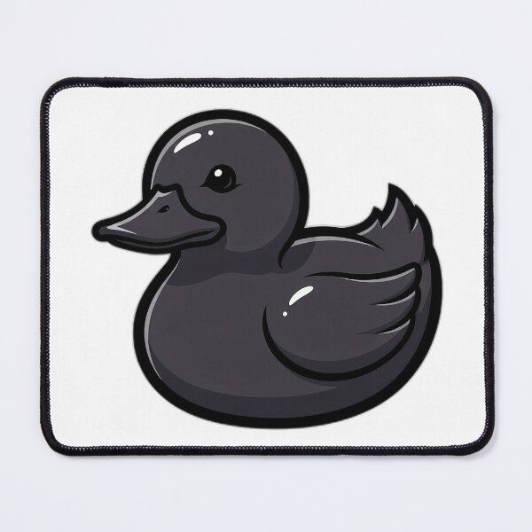 Item preview, Dark Charcoal Duck Mascot designed and sold by pumsquare.