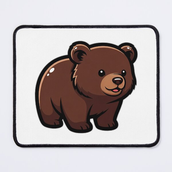 Item preview, Dark Brown Bear Cub Icon designed and sold by pumsquare.