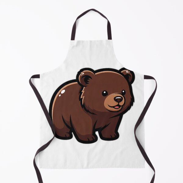 Item preview, Dark Brown Bear Cub Icon designed and sold by pumsquare.