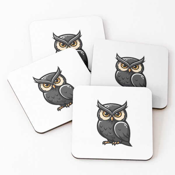 Item preview, Dark Owl Mascot designed and sold by pumsquare.