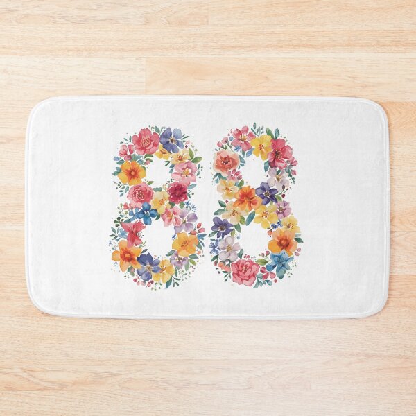 Item preview, 88th birthday flowers  watercolor. designed and sold by uunaa.