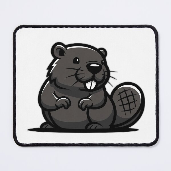 Item preview, Dark Beaver Mascot designed and sold by pumsquare.