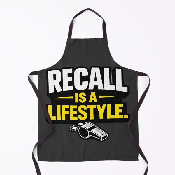 Item preview, Dog Training Humor Shirt – Recall Is a Lifestyle designed and sold by POD DYNASTY.