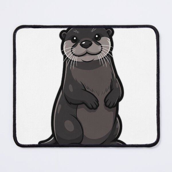 Item preview, Dark Otter Mascot designed and sold by pumsquare.