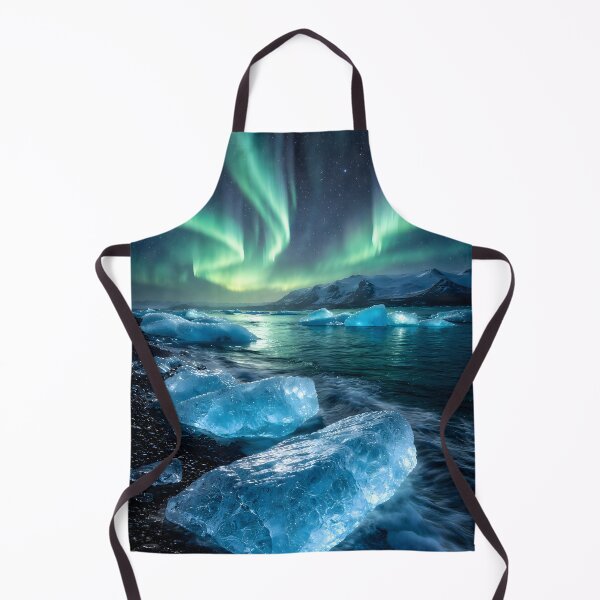 Item preview, Northern Lights Over Icy Shore designed and sold by Yomere.