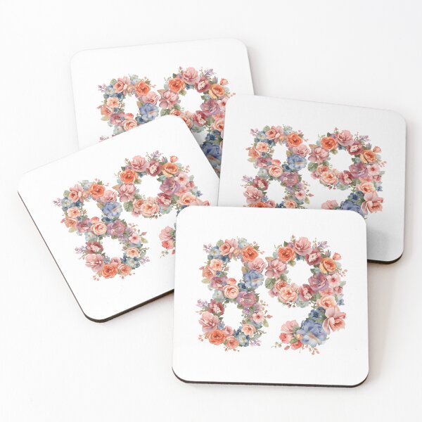 Item preview, 89th birthday flowers  watercolor. designed and sold by uunaa.