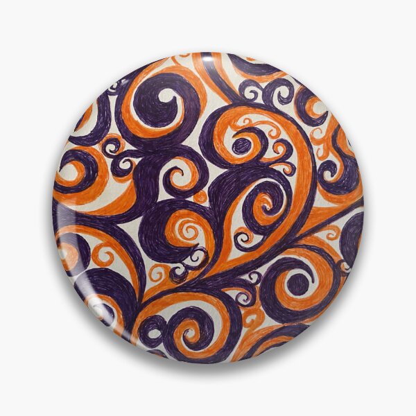Item preview, Orange and purple waves designed and sold by Sharney76.