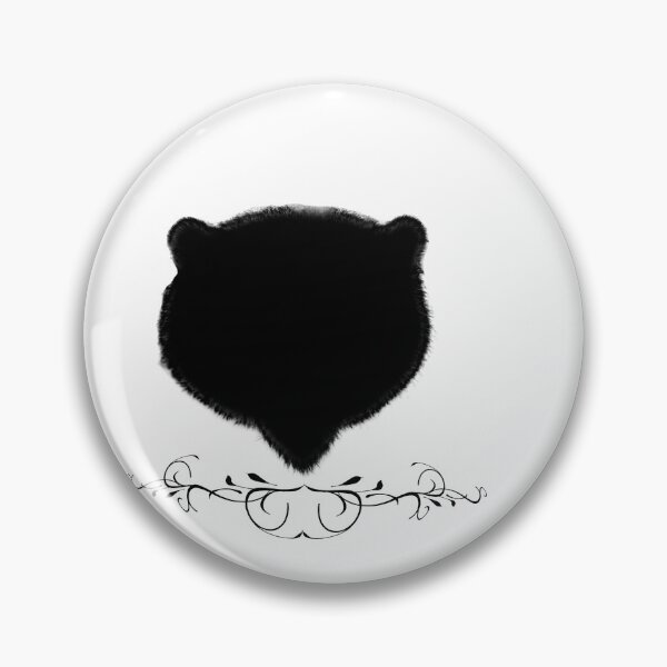 Item preview, Bear Head Shadow with Birds – Minimal Logo designed and sold by Dotadoari.