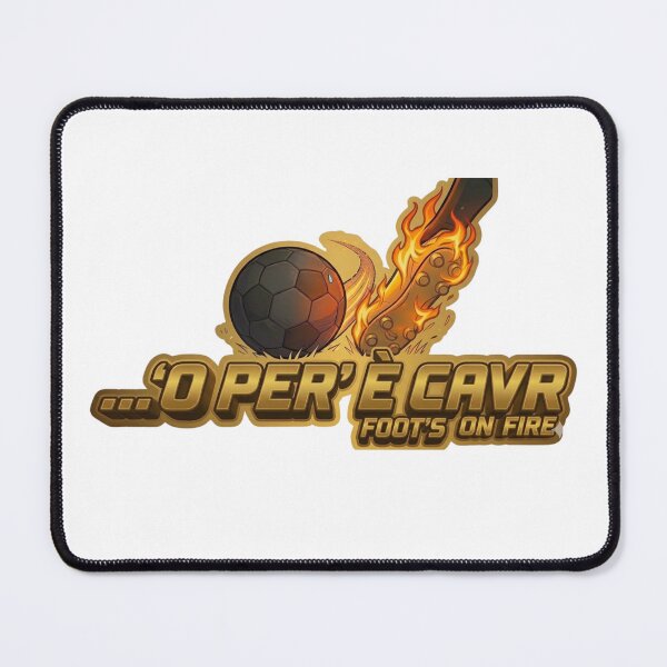Item preview, "Foot's On Fire - Aura of a Missed Goal" designed and sold by FantaGhiro87.