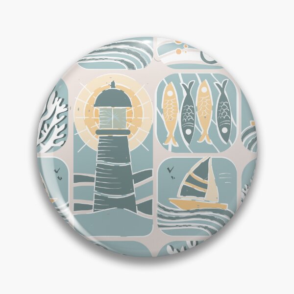 Item preview, Modern Nautical  designed and sold by PerlaDesignArt.