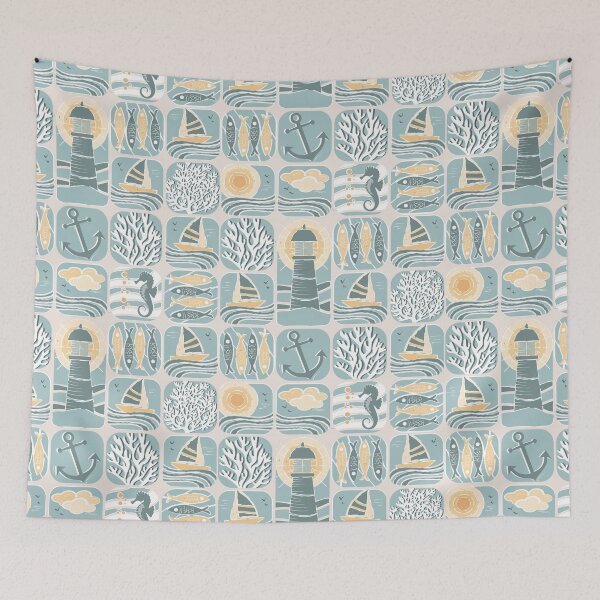 Item preview, Modern Nautical  designed and sold by PerlaDesignArt.