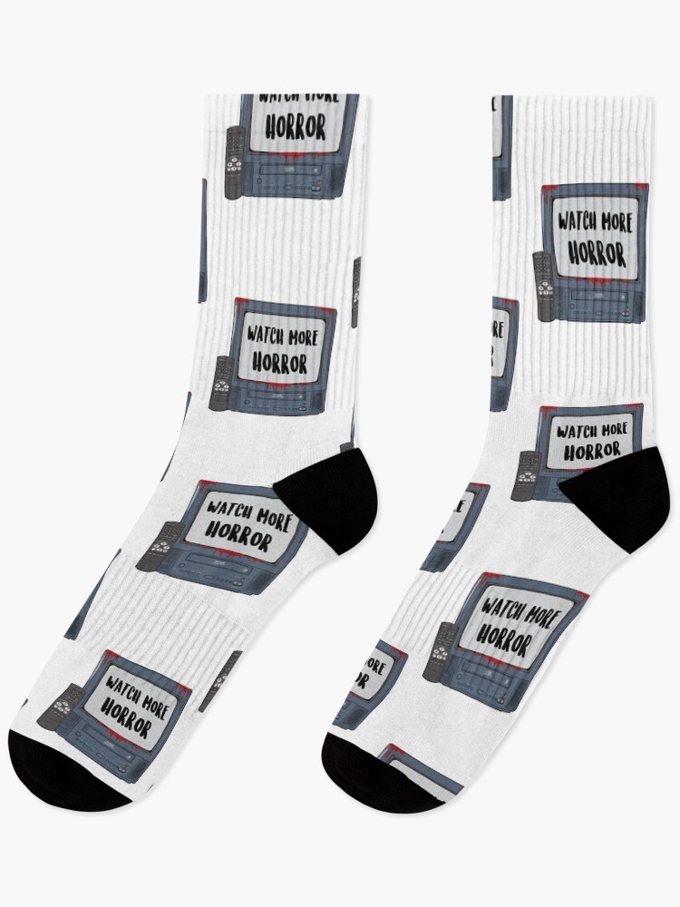 Thumbnail 1 of 5, Socks, Watch More Horror designed and sold by PopShopDesignFR.