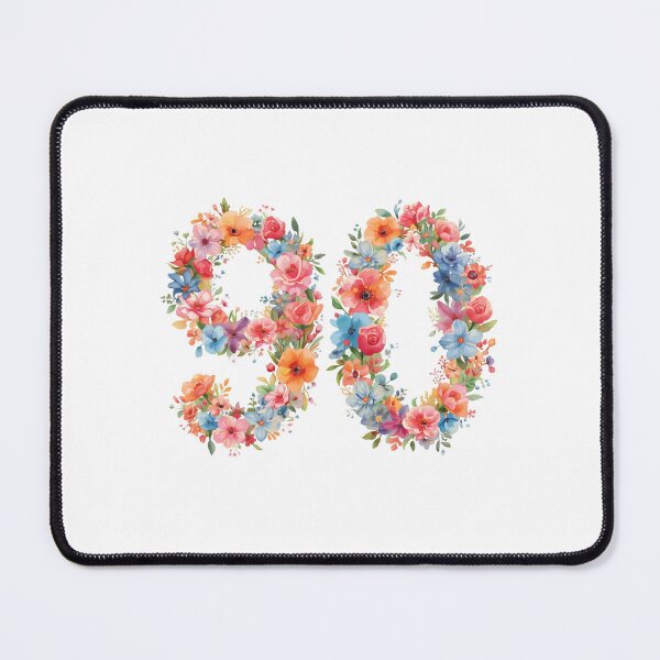 Item preview, 90th birthday flowers  watercolor. designed and sold by uunaa.