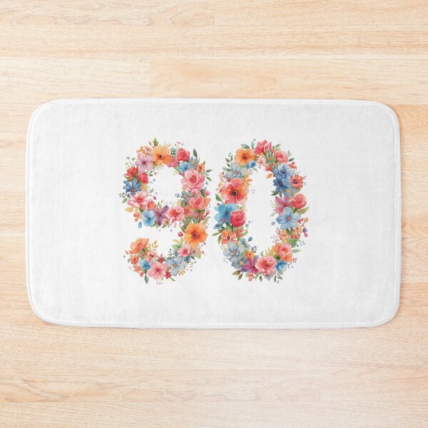 Item preview, 90th birthday flowers  watercolor. designed and sold by uunaa.