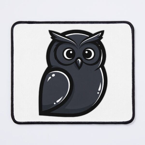 Item preview, Ink Dark Owl Mascot designed and sold by pumsquare.
