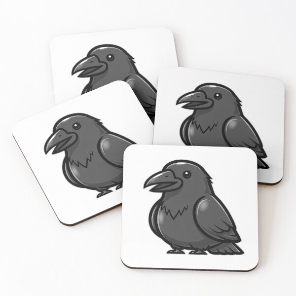 Item preview, Charcoal Crow Mascot designed and sold by pumsquare.