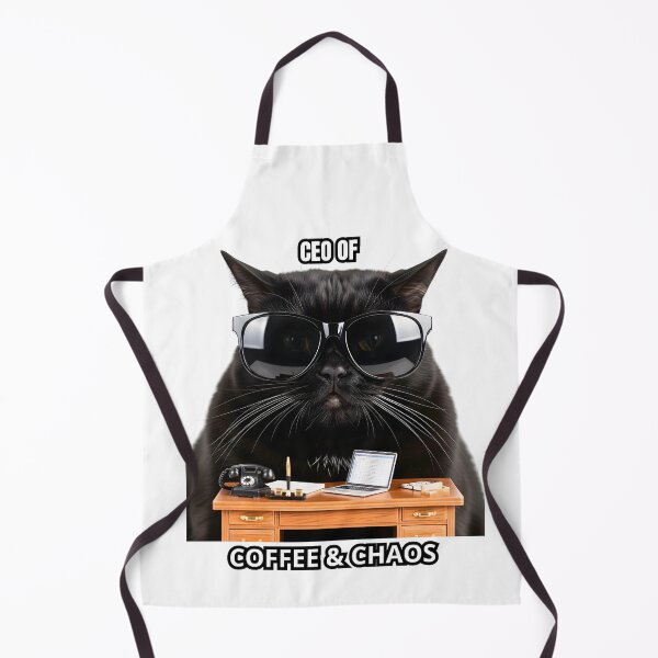 Item preview, Funny Cat Lady Quote CEO Of Coffee And Chaos designed and sold by ArtivioShop.
