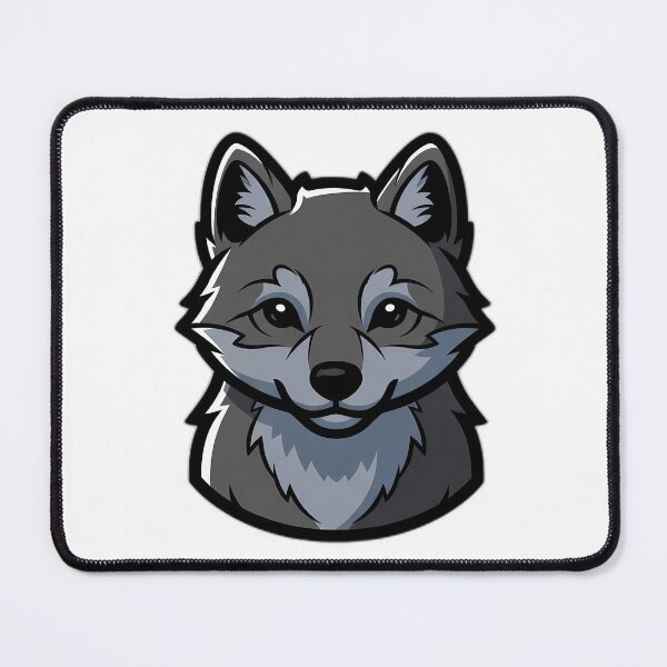 Item preview, Charcoal Wolf Pup Mascot designed and sold by pumsquare.