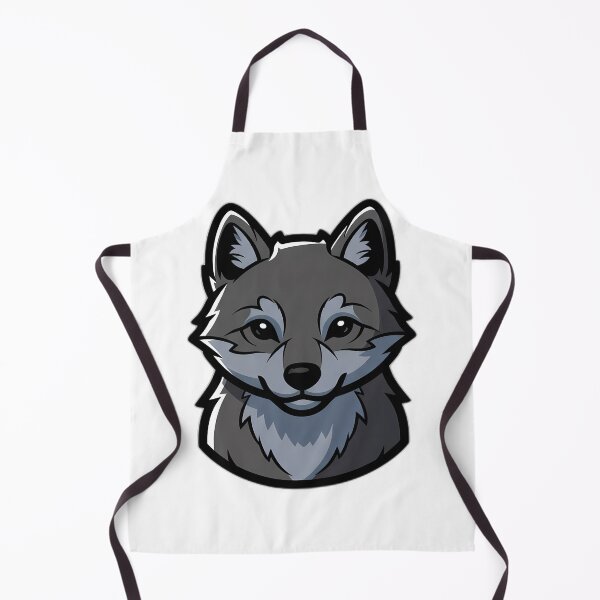 Item preview, Charcoal Wolf Pup Mascot designed and sold by pumsquare.