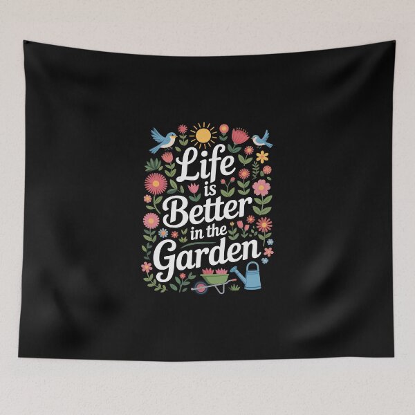 Item preview, Life is Better in the Garden designed and sold by jkrphoto.