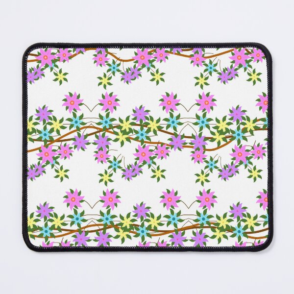 Item preview, Colorful Flowering Vine Seamless Pattern designed and sold by MigWhimsy.