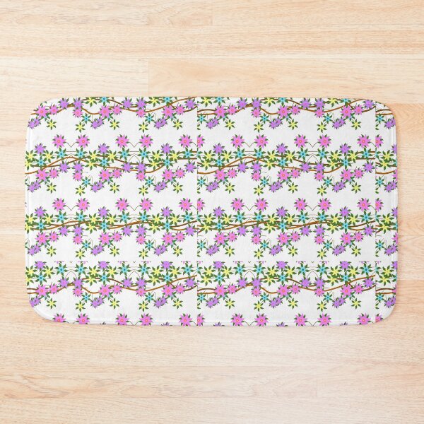 Item preview, Colorful Flowering Vine Seamless Pattern designed and sold by MigWhimsy.