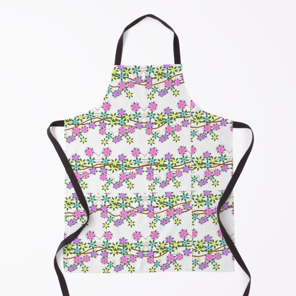 Item preview, Colorful Flowering Vine Seamless Pattern designed and sold by MigWhimsy.
