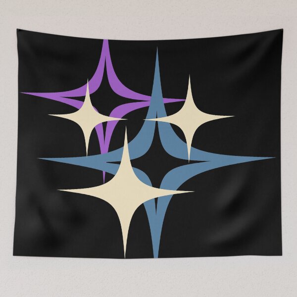 Item preview, Mid-Century Modern Atomic Starburst Retro Pattern designed and sold by ZorianArt.