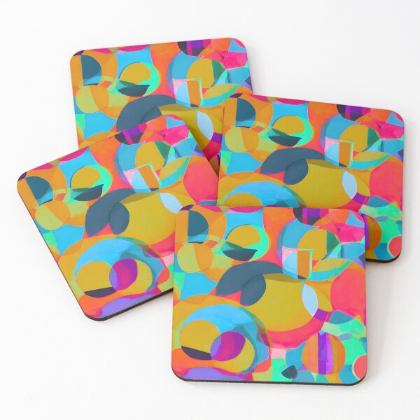 Item preview, Abstract Shapes Colorful Design designed and sold by CreativeCanvas8.