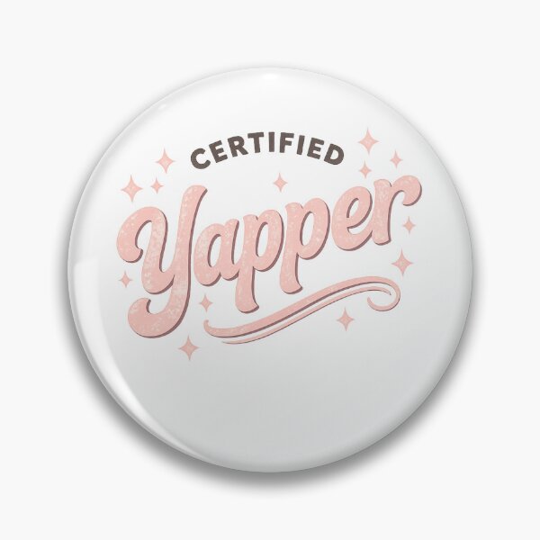 Item preview, Trendy Funny Certified Yapper Quote Loud Talker Humor Design designed and sold by Designs That Speak ✨.