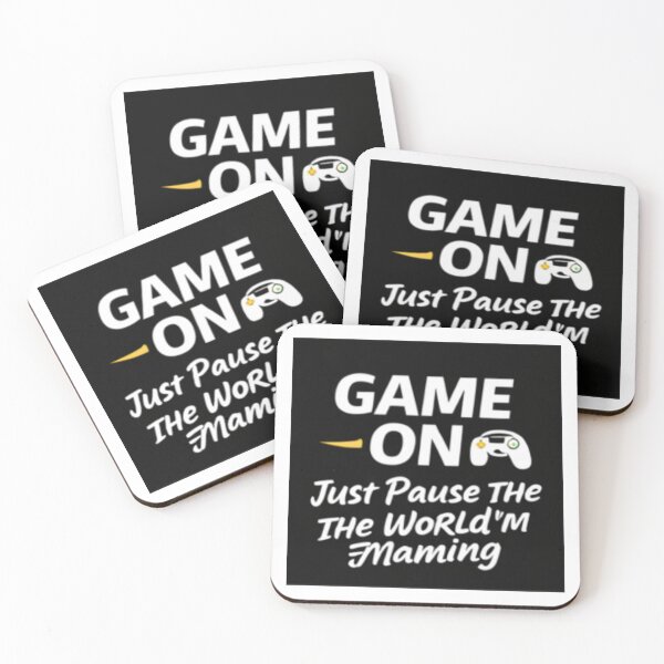 Item preview, Funny Gaming Quote Just Pause The World I'm Gaming designed and sold by ZentrixLab.