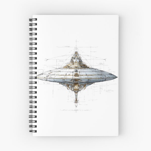Item preview, UFO engineering schematic designed and sold by AncientUFO.