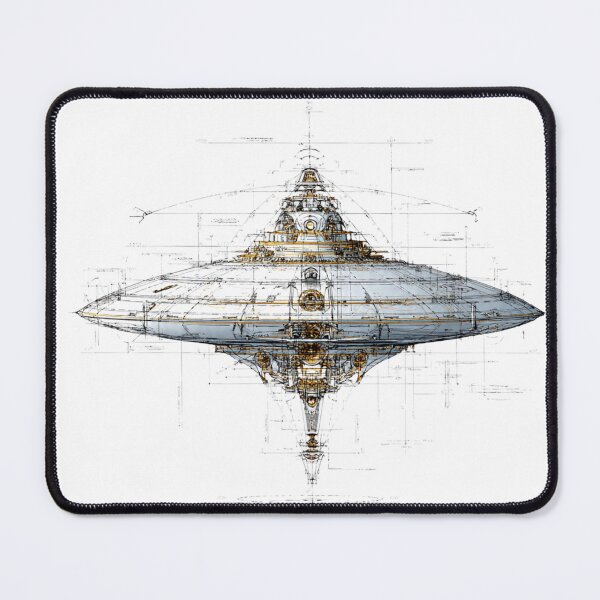 Item preview, UFO engineering schematic designed and sold by AncientUFO.