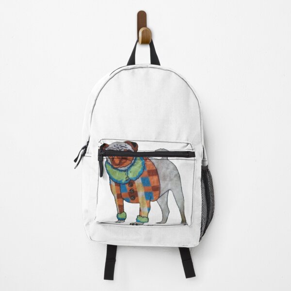 Item preview, Stylish Nerdy Dog in Colorful Outfit designed and sold by DzA-stickers.