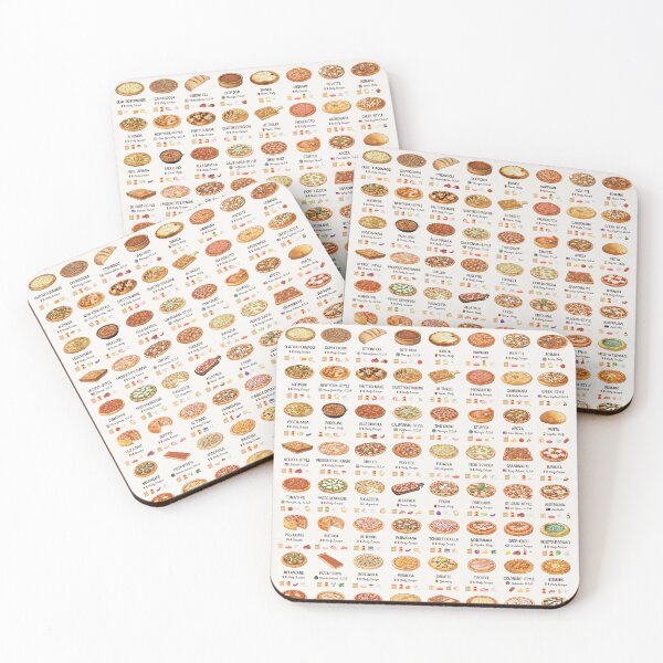 Item preview, Famous Pizzas of the World designed and sold by Craphe.