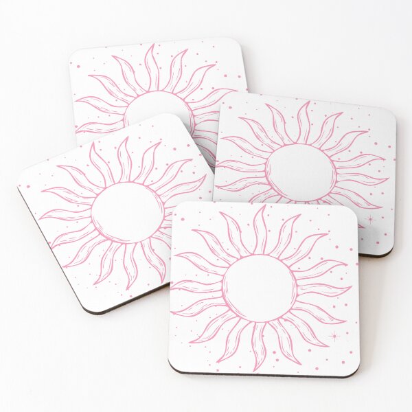Item preview, Boho Pink Sun – Minimalist Celestial Aesthetic Design designed and sold by lunadesignsmoon.