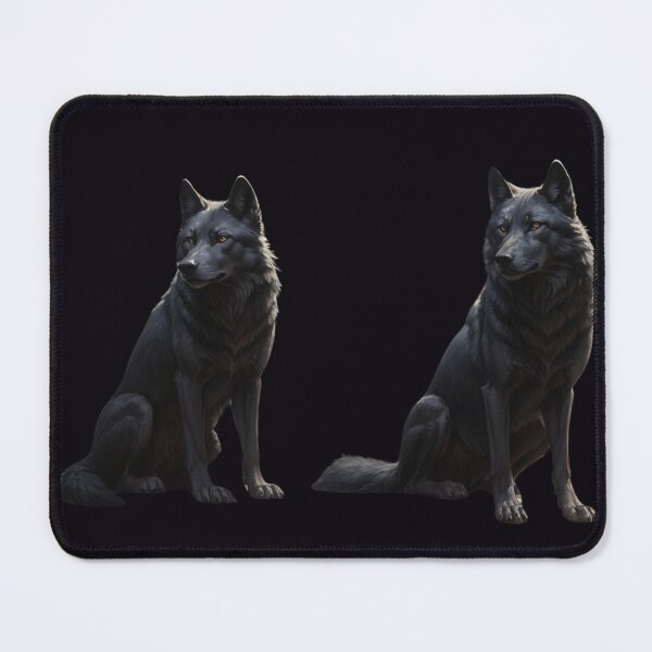 Item preview, Dark Sacred Wolf Kneels Before Cathedral Chalice designed and sold by GeoWhimsy Studio.