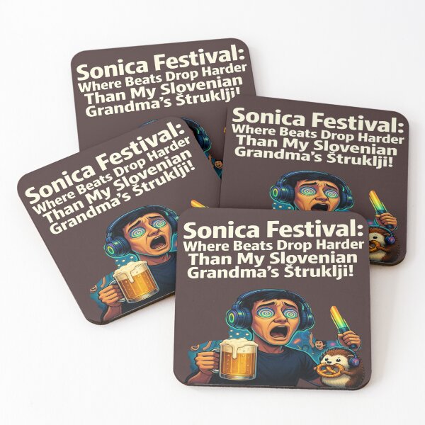 Item preview, Sonica Festival Funny T-Shirt | EDM Rave Humor Graphic Tee | Techno Music Festival Design | DJ Party Meme Shirt designed and sold by Sushikidsntod.