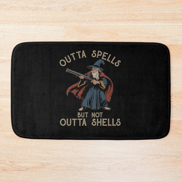 Item preview, Outta Spells But Not Outta Shells Wizard Meme designed and sold by Hedoraxe.