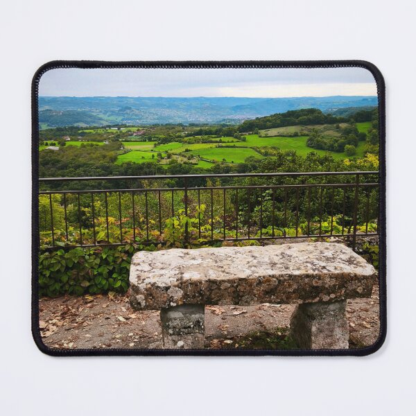 Item preview, Stone Bench Overlooking French Valley Landscape designed and sold by Kainicram.