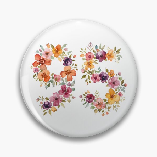 Item preview, 95th birthday flowers  watercolor. designed and sold by uunaa.